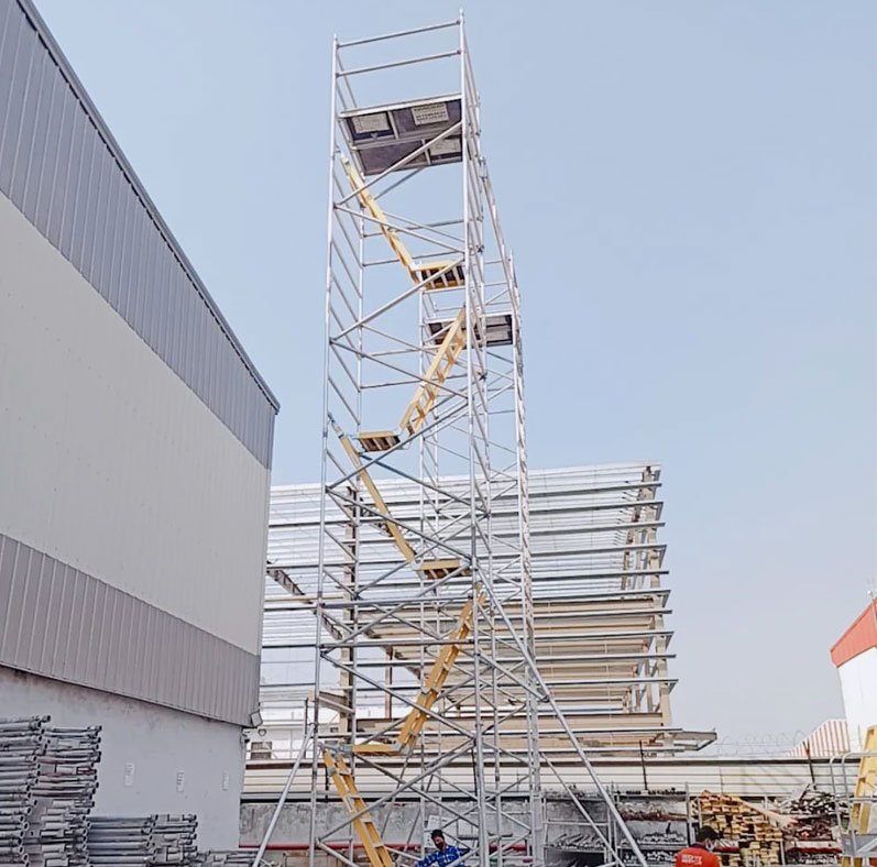 Aluminium Scaffolding on Rent by Satnam Scaffoldings